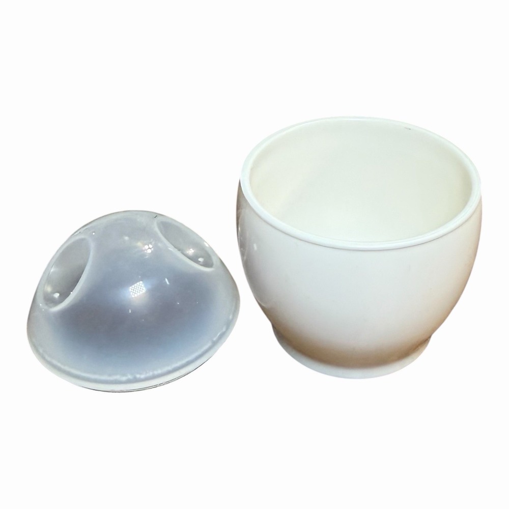 Vintage Single Egg Microwave Boiler Cooker Shell Steamer Kitchen Cook Tool‎
